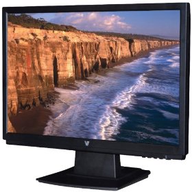Show details of V7 D22W12-N6 22-Inch Wide 1000:1 1680X1050 5MS VGA LCD Monitor with DVI-D Spekers.