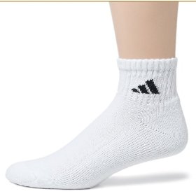 Show details of Adidas Men's Quarter Athletic Socks, 6-Pack.