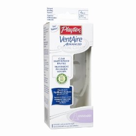 Show details of Playtex Ventaire Advanced Crystal Clear Standard 6 oz - 1 Pack.