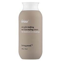 Show details of Living Proof Straight Making No Frizz Styling Cream for Medium to Thick Hair.