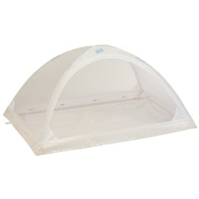 Show details of Tots In Mind Cozy Portable Playard Tent plus Cabana Kit 1 White.