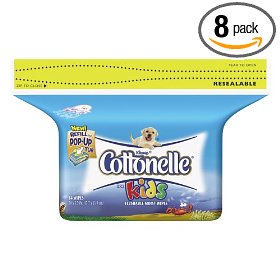 Show details of Cottonelle For Kids Folded Moist Wipes Refills, Case Pack, Eight  84-Count Packs (672 Wipes).