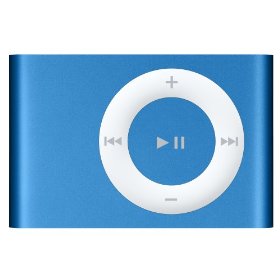 Show details of Apple iPod shuffle 1 GB New Bright Blue (2nd Generation).