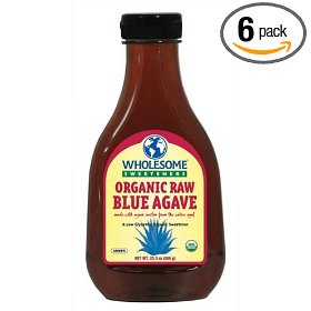 Show details of Wholesome Sweeteners Organic Raw Blue Agave, 23.5-Ounce Bottles (Pack of 6).