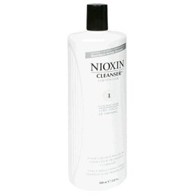 Show details of Nioxin Cleanser for Fine Hair, System 1, Natural Hair, 33.8-Ounce Bottle.