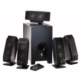 Show details of Logitech 970223-0403 X-540 5.1 Speaker System (Black).