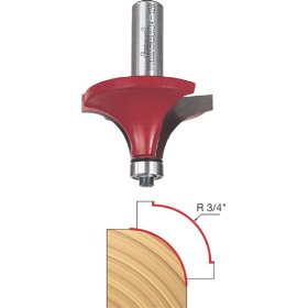 Show details of Freud 34-128 Quadra- Cut  3/4-Inch Radius Rounding Over Bit with 1/2-Inch Shank.