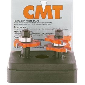Show details of CMT 800.626.11 2-Piece Tongue and Groove 1/2-inch Shank Router Bit Set.