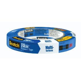 Show details of 3M 2090 Scotch-Blue Painter's Masking Tape for Multi-Surfaces, 3/4-Inch x 60-Yard, 1-Pack.