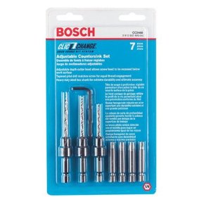 Show details of Bosch CC2460 Clic-Change 7-Piece Phillips Bit and Countersinking Set.