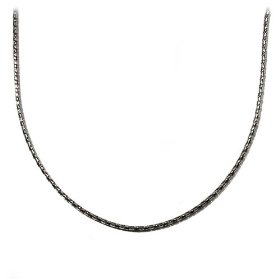 Show details of Sterling Silver 2.5mm Italian Corean Chain Necklace, 18".