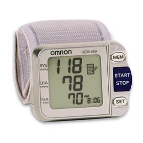 Show details of Omron HEM-650 Wrist Blood Pressure Monitor with APS (Advanced Positioning Sensor).