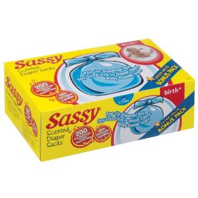 Show details of Sassy Baby Disposable 200 Ct. Diaper Sacks.