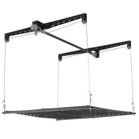 Show details of Racor PHL-1R Pro HeavyLift 4-by-4-Foot Cable-Lifted Storage Rack.