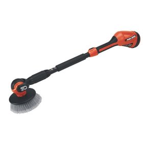 Show details of Black & Decker NPS1018 18-Volt Cordless Electric Power Scrubber with 14-Foot Reach.