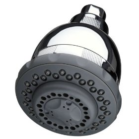 Show details of Culligan WHS-C125 Wall-Mount 10,000 Gallon Capacity Filtered Showerhead, Chrome Finish.