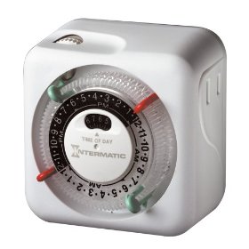 Show details of Intermatic TN111GC Lamp and Appliance Timer with 2 On/Off Settings, Easy Set Lighted Dial.