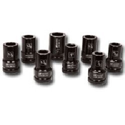 Show details of 1" Drive 8 Piece SAE Deep Impact Socket Set - SK8H8L, by Ingersoll-Rand - Ingersoll-Rand - SK8H8L.