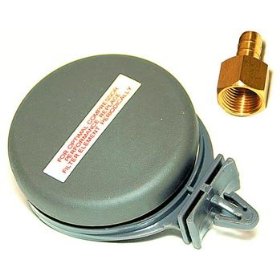 Show details of VIAIR 92629 Metal Houseing Remote Inlet Air Filter - 3/8" X 1/2".