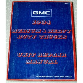 Show details of 1984 GMC Medium Duty Truck Unit Repair Manual.