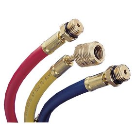 Show details of Mastercool 84722 72in. Yellow Hose for R134a.