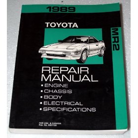 Show details of 1989 Toyota MR2 Repair Manual.