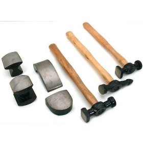 Show details of 7pc Auto Body Repair Kit Hammer Dolly Automotive Tools.