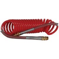 Show details of Imperial 90752-1 Nylon Coiled Air Brake Tubing Assemblies 15'x1/2" - Red.