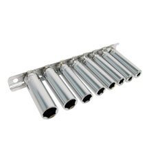 Show details of 9 PC 1/4" DEEP CHROME SOCKET SET MM.