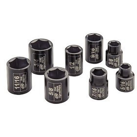 Show details of Ingersoll Rand SK3H8 3/8-Inch Drive 8-Piece SAE Standard Impact Socket Set.