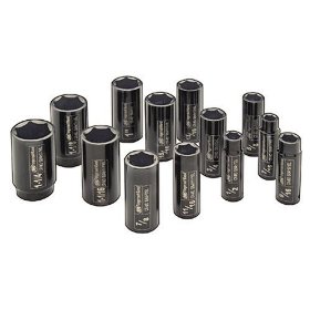 Show details of Ingersoll Rand SK4H13L 1/2-Inch Drive 13-Piece SAE Deep Impact Socket Set.