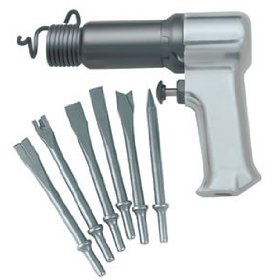 Show details of Ingersoll-Rand Super Duty Air Hammer Kit w/6 Chisels.