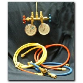 Show details of EF Products R134a Professional Manifold Gauge and Hose Set.