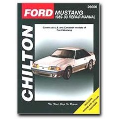 Show details of Chilton Ford Mustang (89 - 93) Manual (Paperback).