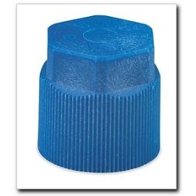 Show details of FJC R134a Service Port Cap Blue.