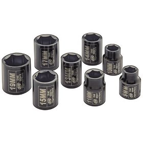 Show details of Ingersoll Rand SK3M8 3/8-Inch Drive 8-Piece Metric Standard Impact Socket Set.