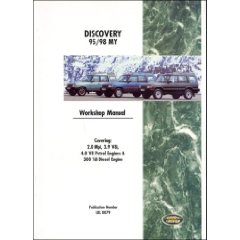 Show details of Land Rover Discovery Official Workshop Manual: 1995-1998 (Paperback).