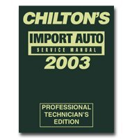Show details of Chiltons Book Company CHN9357 1999 - 2003 Import Service Manual.