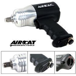 Show details of AIRCAT 1/2 inch Twin Hammer 1000-FT-LB Air Impact Wrench.