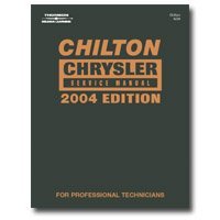 Show details of Chiltons Book Company (CHN24239) Chrysler Service 2000-2004 Manual.