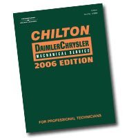Show details of Chiltons Book Company (CHN130600) Chilton 2006 Chrysler Mechanical Service Manual.
