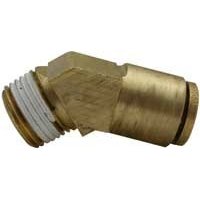 Show details of Imperial 91247 Brass AIR Brake Rigid Male Elbow 3/8"x3/8" - 45.