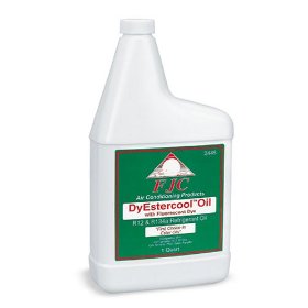 Show details of FJC Inc. 2445 DyEstercool A/C Refrigerant Oil and Dye - 1 Quart.