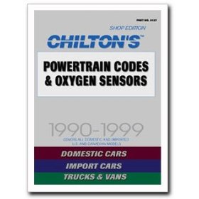 Show details of Chilton Quick Reference Manual - Powertrain Code and Oxygen Sensors 1990-1999.