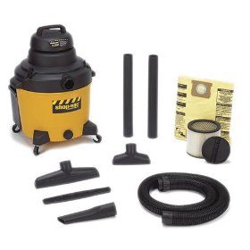 Show details of Shop-Vac 92542 Right Stuff 16-Gallon 5 HP Wet/Dry Vacuum.