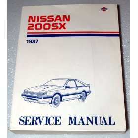 Show details of 1987 Nissan 200SX Factory Service Manual.