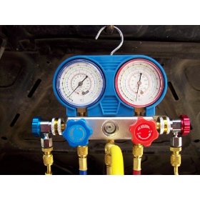 Show details of U.S. Genral A/C Manifold Gauge Set R134A Freon.