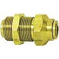 Show details of Imperial 91261 Brass Push in Air Brake Bulkhead Union Fitting 3/8" (Pack of 2).
