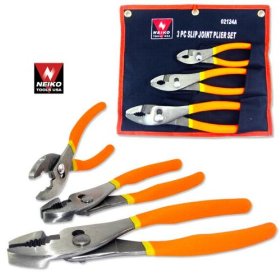 Show details of Pro Series 3pc Slip Joint Polished Pliers Tool Set.