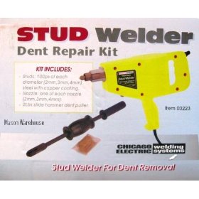 Show details of AUTOBODY STUD WELDER SPOT & DENT PULLER KIT.